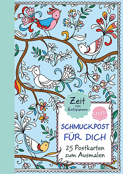 Schmuckpost für dich - 25 Postkarten zum Ausmalen