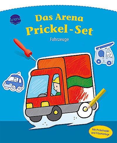 Das Arena Prickel-Set - Fahrzeuge