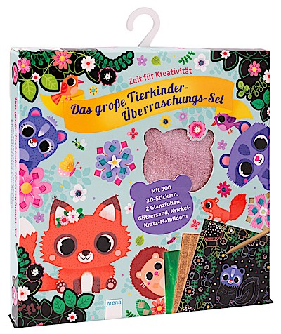 Zeit für Kreativität: Das große Tierkinder-Überraschungs-Set