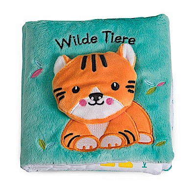 Mein Kuschel-Klappen-Stoffbuch - Wilde Tiere