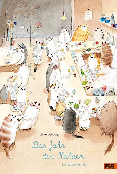 Das Jahr der Katzen. Ein Wimmelbuch