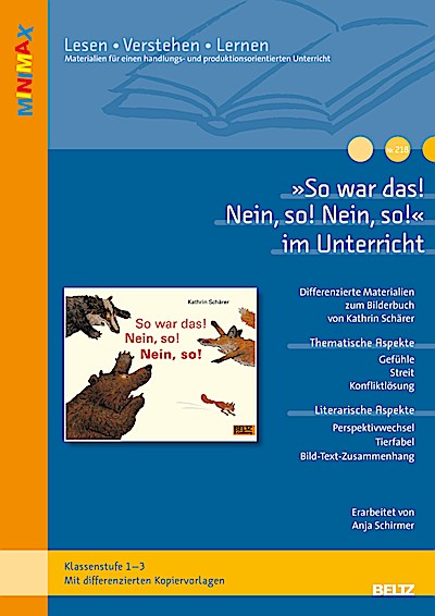 »So war das! Nein, so! Nein, so!« im Unterricht