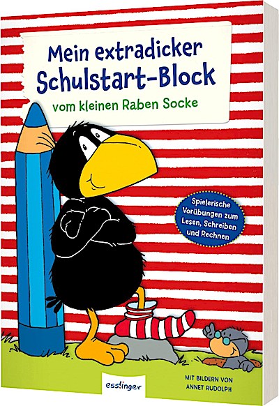 Der kleine Rabe Socke: Mein extradicker Schulstart-Block