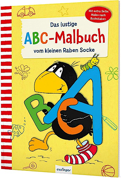 Der kleine Rabe Socke: Das lustige ABC-Malbuch...