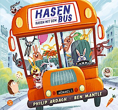Hasen rasen mit dem Bus