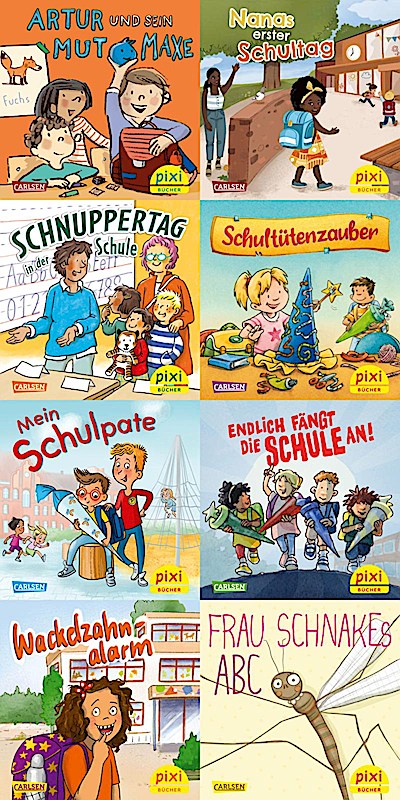 Pixi-8er-Set 304: In die Schule mit Pixi (8x1 Exemplar)