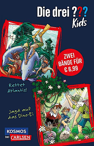Die drei ??? - Doppelband Rettet Atlantis/...