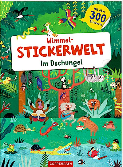 Wimmel-Stickerwelt – Im Dschungel