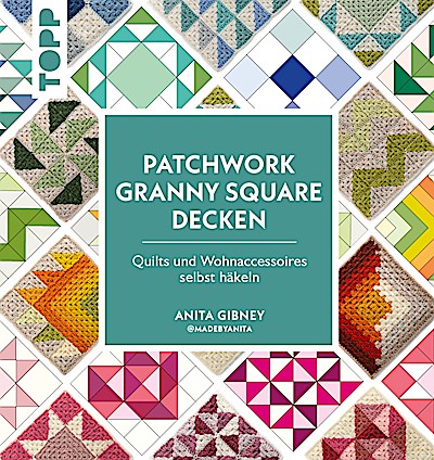 Patchwork Granny Square Decken