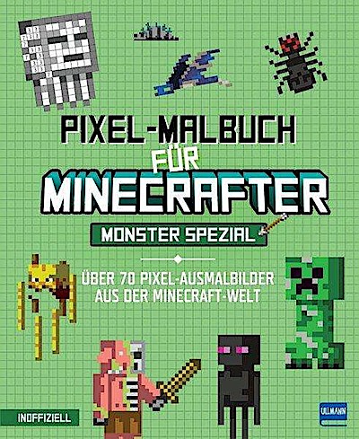 Pixel-Malbuch für Minecrafter - Monster Special