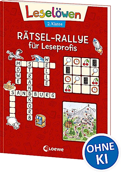 Leselöwen Rätsel-Rallye für Leseprofis - 2. Kl...