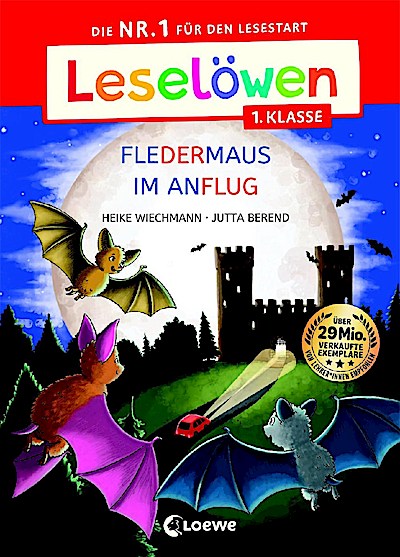Leselöwen 1. Klasse - Fledermaus im Anflug (Großbuchstabena