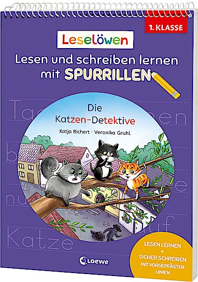 Leselöwen - Lesen und schreiben lernen mit Spurrillen - Die