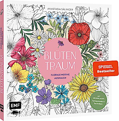 Blütentraum – Florale Motive ausmalen