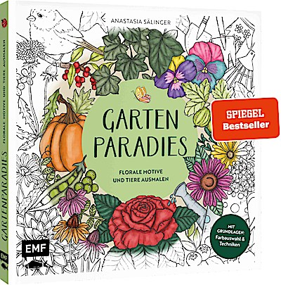 Gartenparadies – Florale Motive und Tiere ausm...