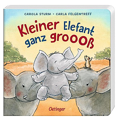 Kleiner Elefant ganz groooß (Pappe)