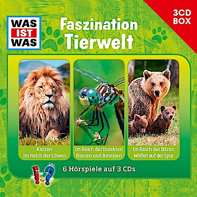 Was ist Was (3 CD-Box) - Faszination Tierwelt