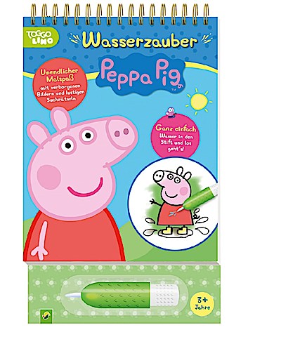 Peppa Pig: Wasserzauber (Malbuch mit Wassertankstift)