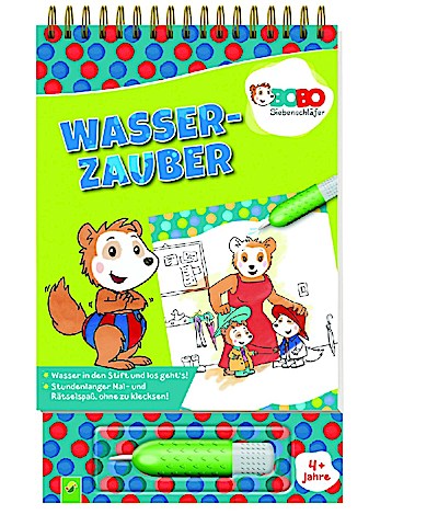 Bobo Siebenschläfer Wasserzauber: Wassermalbuch für Kinder ab 3 Jahren
