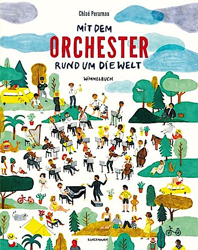Mit dem Orchester um die Welt (Wimmelbuch)