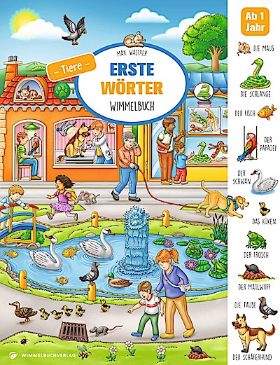 Erste Wörter Wimmelbuch - Tiere