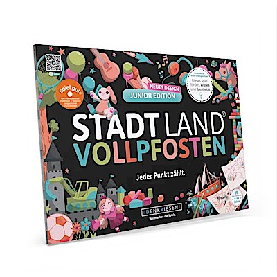 DENKRIESEN - STADT LAND VOLLPFOSTEN® - JUNIOR EDITION "Jeder Punkt zählt." - A4